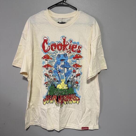 Other - Cookies SF x Your Highness Cream Frog Tee Size XL